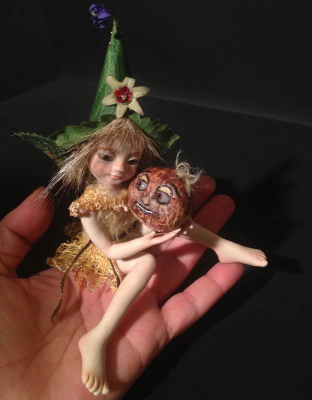 Baby Fairie Pixie Malika and the sweet Chestnut